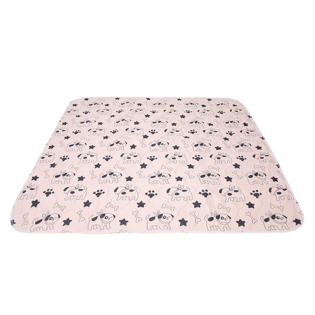 Ejoyous Reusable Dog Pee Pad Waterproof Puppy Training Pad, Non-Slip Machine Washable Dog Whelping Pad, Fast Absorbing Housebreaking Absorption Pet Pee Pads for Travel, Incontinence (70*80 cm)