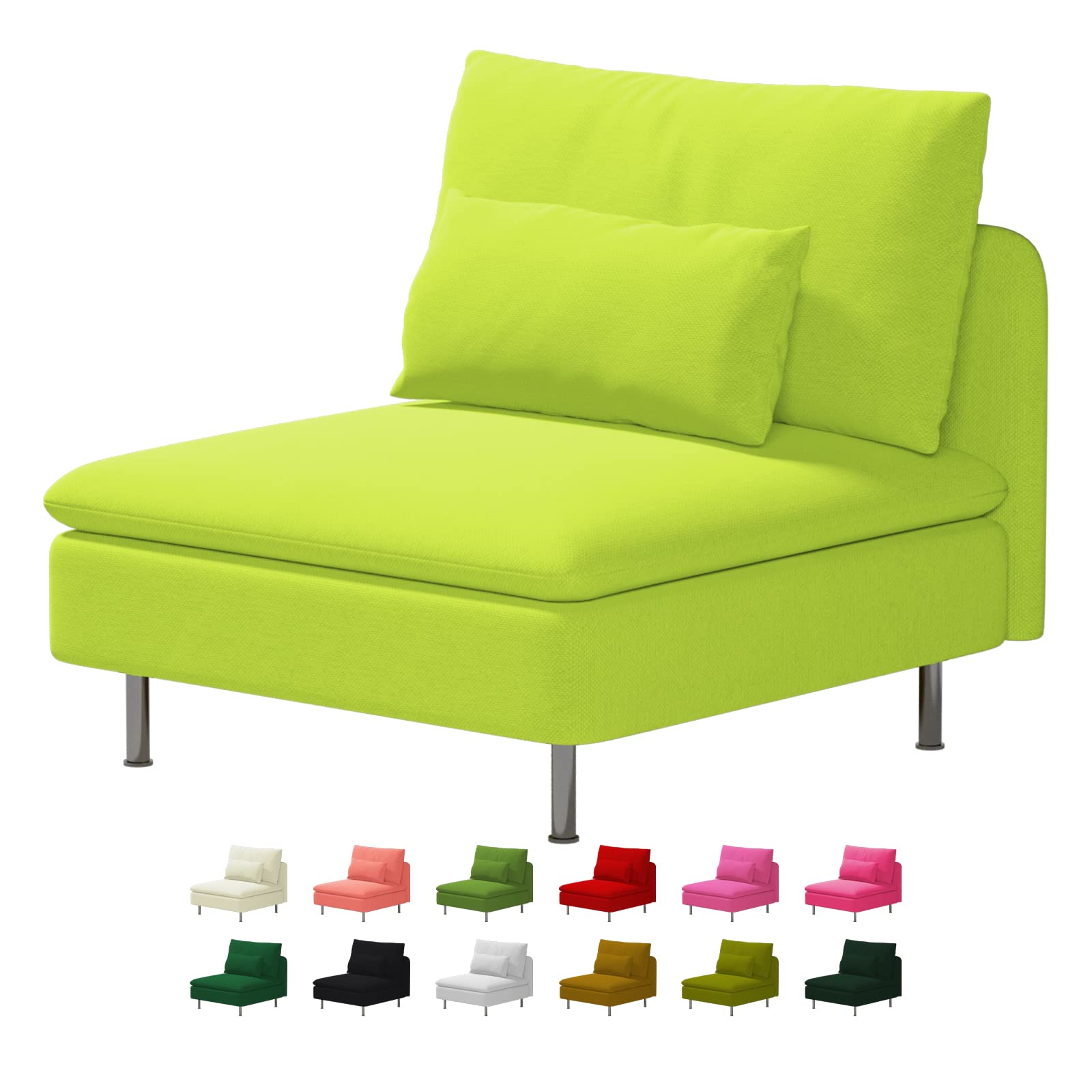 Custom Made Soderhamn 1 Seater Sofa Velvet