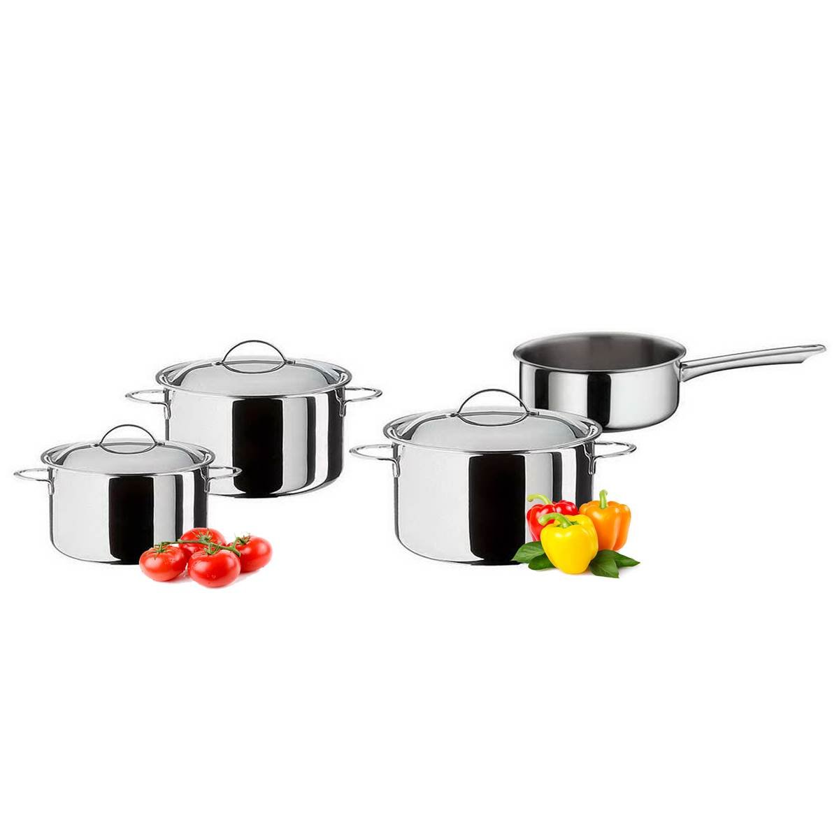 Spring 286810604 Cristal Saucepan Set 4–Piece