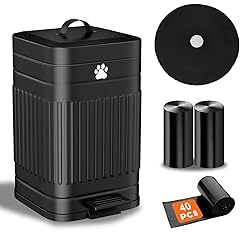 Kopuncare Dog Poop Trash Can Outside, 5L/1.3Gal
