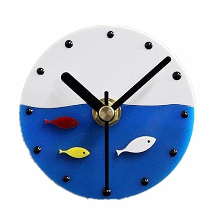GAOHL Hogar creativo moda reloj imán de nevera de pescado: Amazon ...