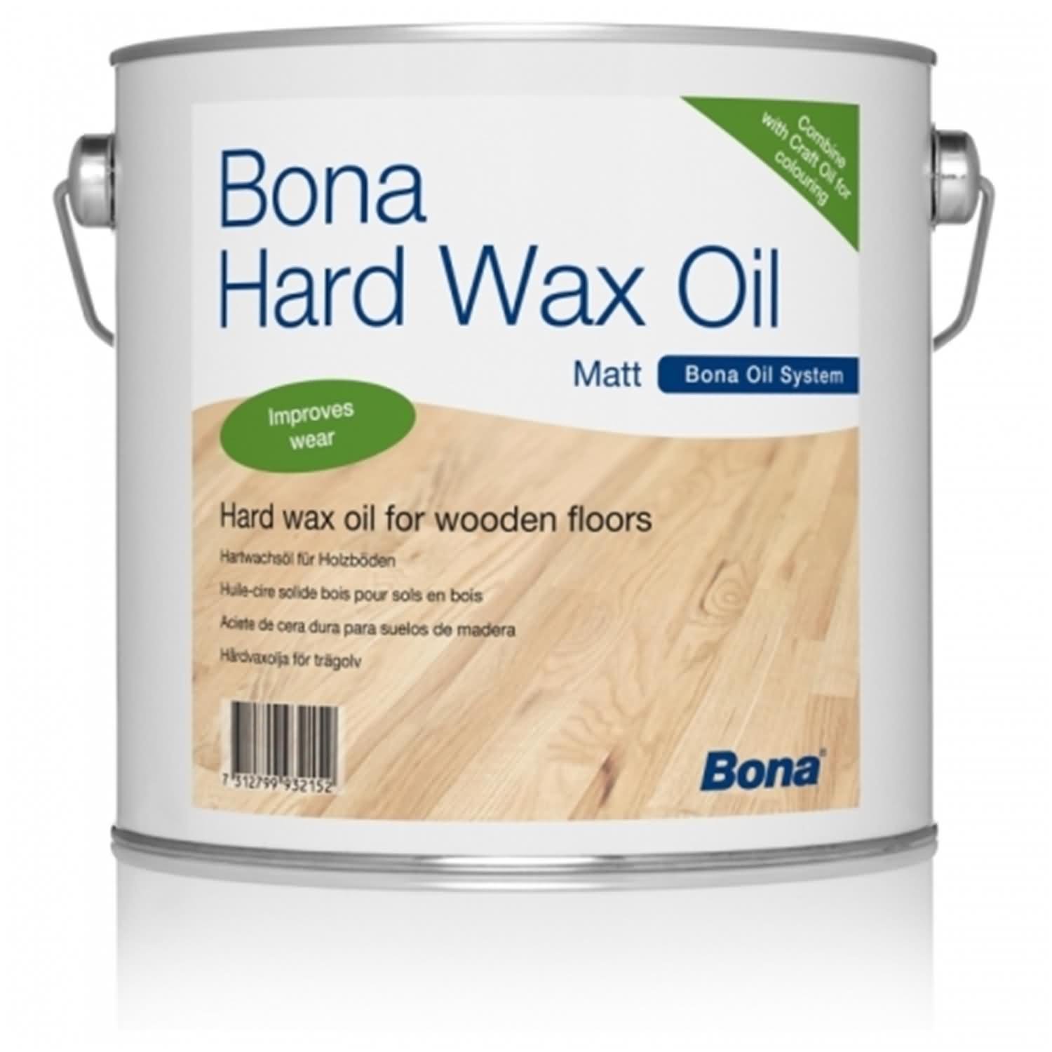 Bona Hard Wax Oil 1 Litre Matt Hard Wax Oil