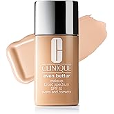Clinique Even Better Makeup Liquid Foundation SPF 15 With Vitamin C For Dry + Oily Combination Skin Types | Medium Coverage + Natural Finish | Evens Skin Tone + Reduces Dark Spots