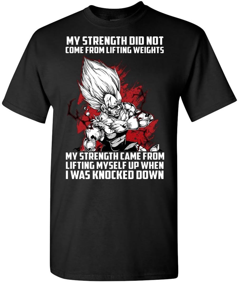 TEEPAAA Super Saiyan Majin Vegeta Lift up When Being Knocked Down T Shirt