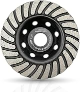 SHDIATOOL 115mm Diamond Grinding Cup Wheel Turbo Row for Concrete Masonry view 1