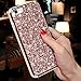 Vofolen Bling Case for iPhone 8 Case Glitter Crystal Rhinestone Shiny Heavy Duty Protection Impact Resistant Hybrid Protective Shell Dual Layer Armor Soft Bumper Hard Cover for iPhone 8 7 (Champagne)