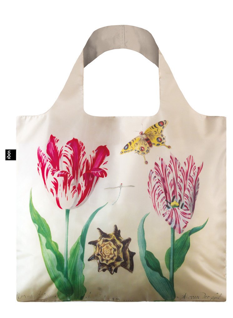 LOQI MUSEUM JACOB MARREL Irma Boom DNA 03 Shopping bag Travel bag, 50 cm, Two Tulips