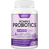 ZEBORA Probiotics for Women Digestive Health, 100 Billion CFUs, 90 Servings | With Digestive Enzymes, Prebiotics, D-Mannose, and Cranberry for Gut Health, Vaginal and Urinary Tract Balance