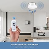 XINDUM Wireless Interlinked Smoke Alarm Bundle with Remote 6 Pack view 5