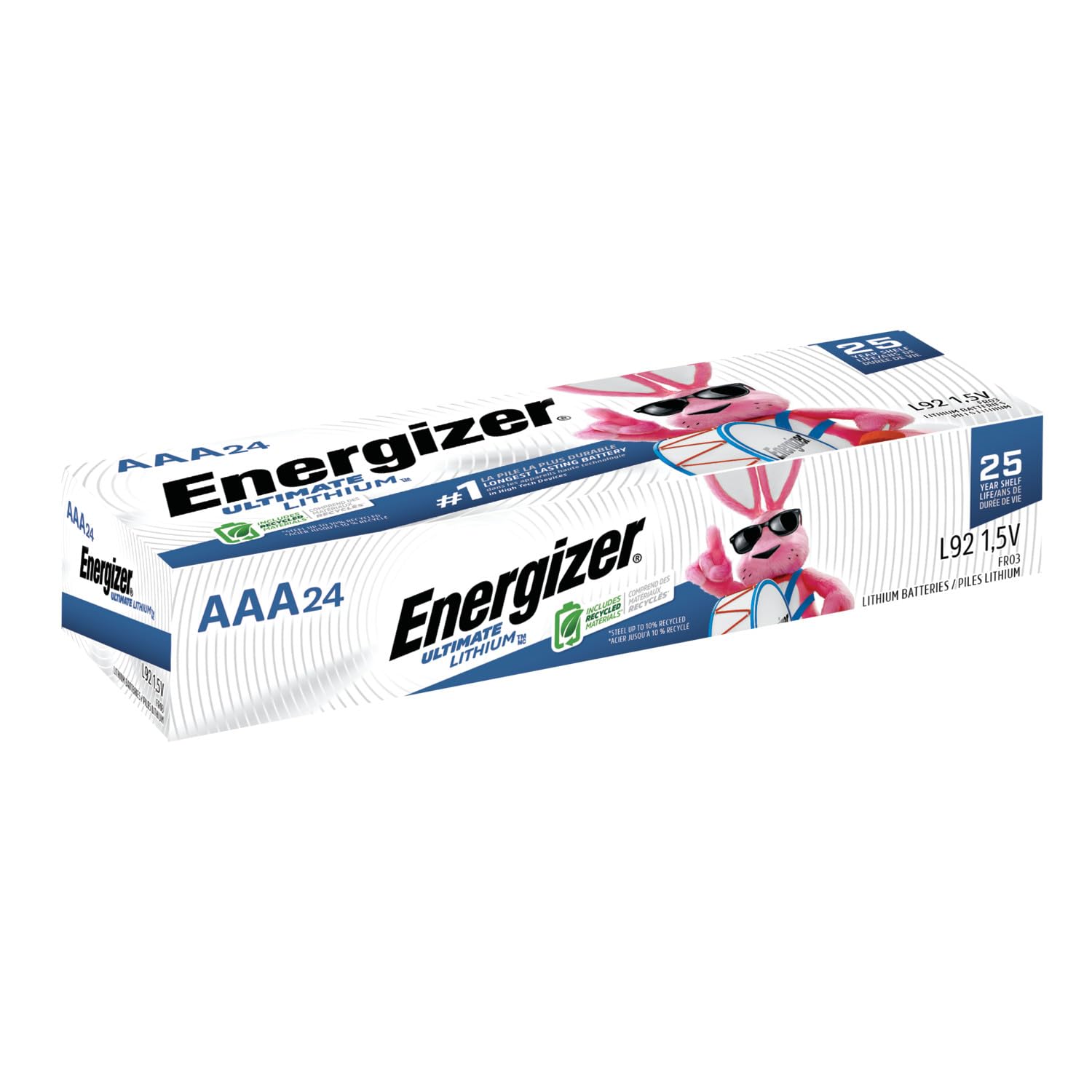 Photo 1 of **ONLY FOUR PIECES** Energizer Ultimate Lithium AAA Batteries 24 Count (Single Pack), 1.5V Triple A for Remote, Flashlight & Toys