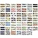 ALLYDREW 48 Sheets Winter Wonderland Nail Art Decals Water Transfer Nail Decal Sheets
