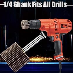 Mixiflor 24 Pcs Abrasive Flap Wheel Sander Set, 80