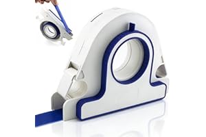 Painters Tape Applicator, Masking Paint Tape Dispenser with Scraper, 5X Faster Paint Tape Applicator Tool for Trim, Wall, Flo