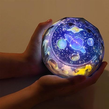 Proyector de luz nocturna estrellada de rotación del sueño, luz ...