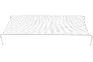 Roleader Ergonomic Metal Monitor Riser Stand with Mesh Surface for Home Office Desk and Adjustable Screen