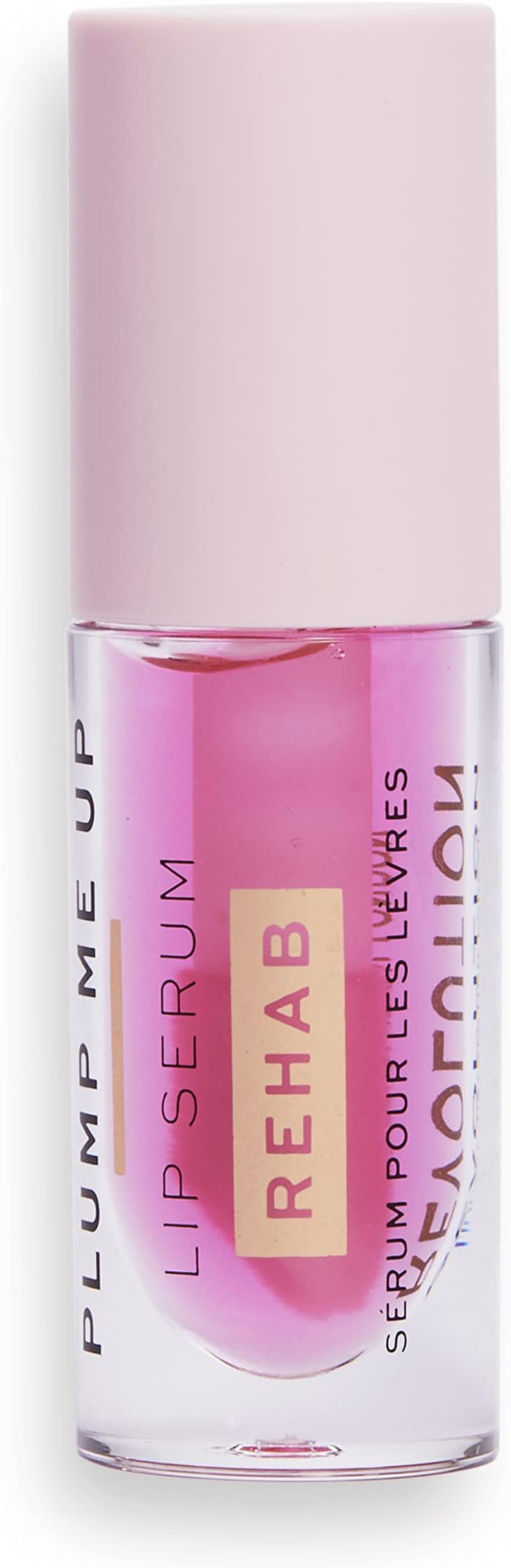 Makeup Revolution Rehab Plump Me Up Lip Serum Pink Glaze Hydrating Vegan