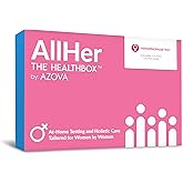 AZOVA AllHer Perimenopause Test Kit | at-Home Women Hormone Test | Fast with Accurate Results | Early Peri Menopause Testing indcator with Detailed Report | CLIA-Certified | All Her | FSA HSA Eligible