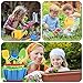 NOUVCOO Gardening Tools Set for Kids, 7 PCS Garden Tools Covering Garden Sturdy Tote, Watering Can, Shovel, Rake, Fork, Children Gardening Gloves and a Kids’ Delightful Booklet How to Garden, NC27thumb 1