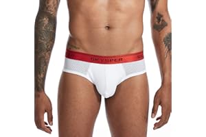 SKYSPER Men's Jockstrap Breathable Mesh Cotton Jock Strap Male Underwear, Athletic Supporters for Men