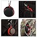 Earbud Case ZEEYU Hard Earphone Bluetooth Headphone Carrying Storage with Carabiner-Red