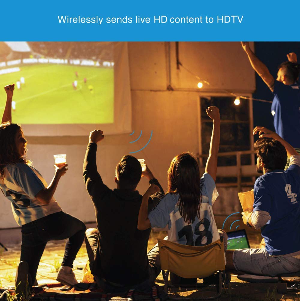 Actiontec Wireless HDMI Transmitter & Receiver Extender Kit, Full HD