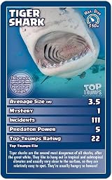 Top Trumps Sharks Classics Card Game Educational Family Fun 2 Players view 3
