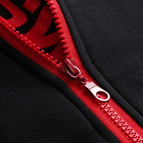 image for Realdo Men's Slim Fit Hoodie, Mens Camouflage Print Sweatshirt Long Sl