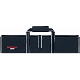Global 11-Pocket Chef's Knife Case with Handle G-667/11, Lightweight, Durable Denier Nylon, Black