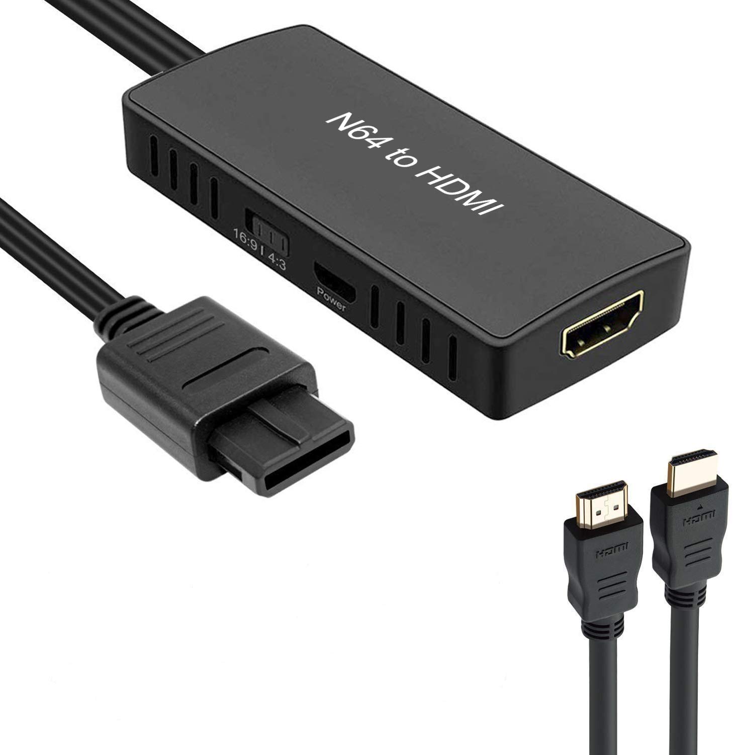 N64 to HDMI Adapter Converts N64 Game Console Video Signal to HDMI Signal HDTV Component Cable for Super NES/ N64/ NGC: Industrial & Scientific