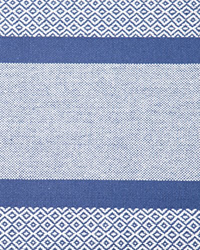 image for Sticky Toffee Cotton Woven Placemat Set with Fringe, Traditional Diamo