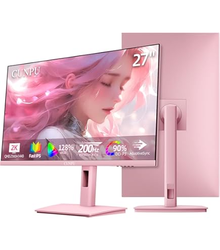 Amazon.com: Pixio PX275C Prime Pink 27 pulgadas 100Hz Frecuencia