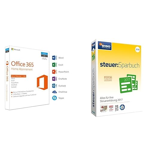 Microsoft Office 365 + WISO steuer: Sparbuch 2018