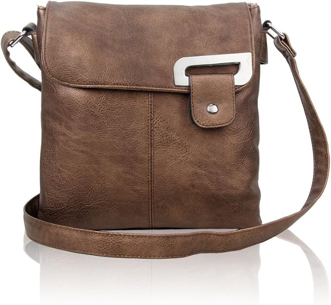 Women's Multi Compartments Crossbody Messenger Bag/Shoulder Handbag