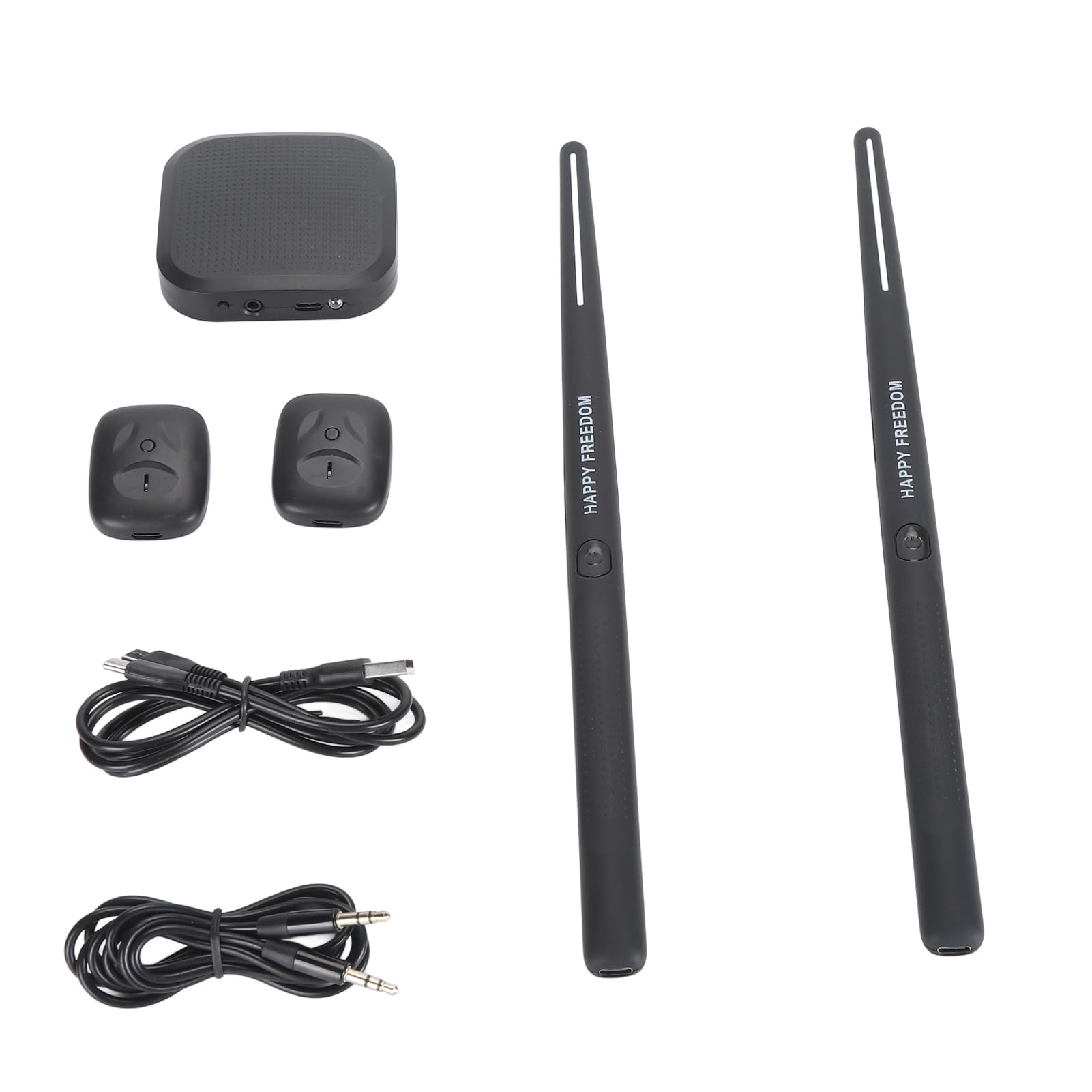 Pocket Drum 2 Plus Drum Set, Motion Sensing, Portable Reality Technology, Air Drum Sticks with Drumsticks, Pedals, USB MIDI Function, 8 Sounds, Electronic Drum Set