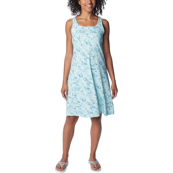 knee length dresses for ladies Columbia Freezertm Maxi Dress Women's Dress Cypress Tropicfield : SM main image 1
