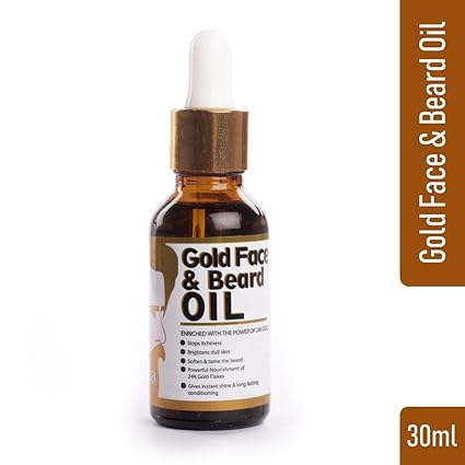 QRAA 24k Gold Face and Beard Oil - 30 ml