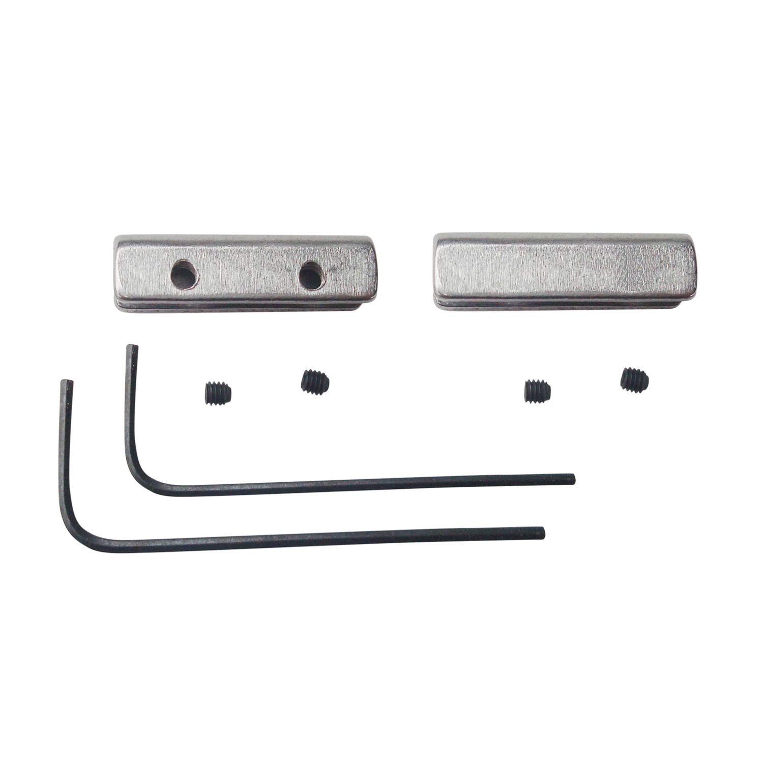 MYIW Thumb bar,hunting knives thumb stud,pack of 2 sets - 1" (stainless steel)