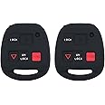 Replacement Remote Key Shell Case Cover fits for Lexus ES GS GX is LS LX RX SC ES300 ES330 GS300 GS400 GS430 GX470 IS300 LS400 LS430 LX470 RX300 RX330 RX350 RX400h RX450h SC430 (Black2)