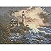5D DIY Diamond Painting Full Drill Paint by Number Kits Diamond Art Kit for Home Wall Decor (Tower)