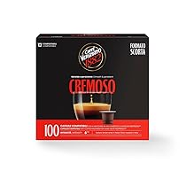 Caffè Vergnano 1882 – 100 Capsule – Caffè Compostabili e Compatibili con Nespresso, Cremoso – Pack da 100 capsule