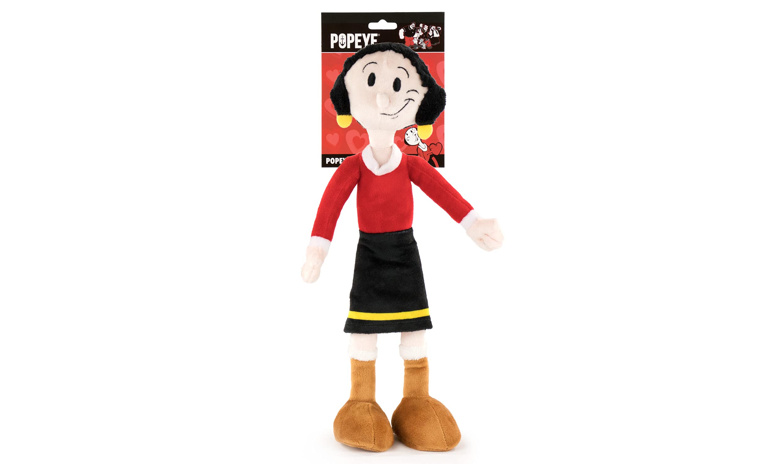 Popeye, The Sailor - Main characters plush toys - Super Soft Quality (32cm, Olive Oyl Blister)