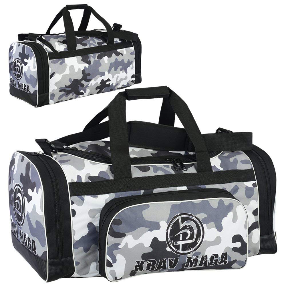Krav Maga Black Sports Duffel Kit Bag - Camo Edition NEW