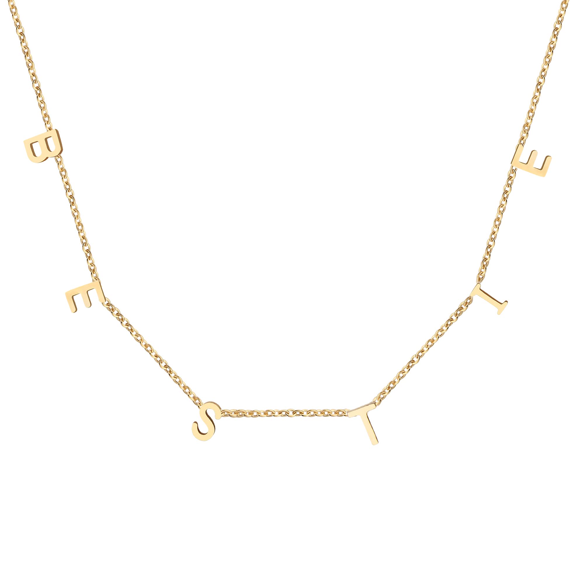 Memgift Bestie Necklace for Women Perfect Stainless