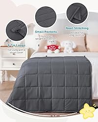 Topblan Weighted Blanket 7 lb, 41" x 60" Heavy