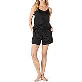 Amazon Essentials Women's Satin Pajama Sets with Shorts