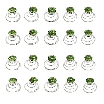 Amazon Com Vpang 20 Pcs Spiral Hair Pins Swirl Hair Twists Coils
