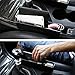 RIOROO 2PC Console Side Pocket,Car Seat Caddy Catcher Gap Filler and Organizer -Fills the Gap between the Seat in the Car(Black)