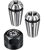 Create idea 1Sets ER11 Spring Collet Nut Set ER11 1/4 Inch Collet 1/8 Inch Collet with ER11 Clamping Nut Suitable for CNC Engraving Mechine Lathe Milling Tool Create idea 1Sets ER11 Spring Collet Nut Set ER11 1/4 Inch Collet 1/8 Inch Collet with ER11 Clamping Nut Suitable for CNC Engraving Mechine Lathe Milling Tool