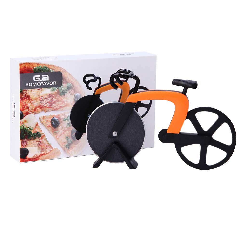 G.a HOMEFAVOR Pizza Cutter Pizza Slicer Wheel Cute Design With Kickstand