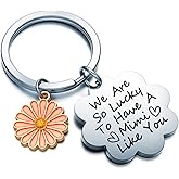 WSAORM Best Mimi Ever Gifts Mimi Birthday Keychain From Grandkids Nana Keychain Grandma Gifts For Gigi Jewelry